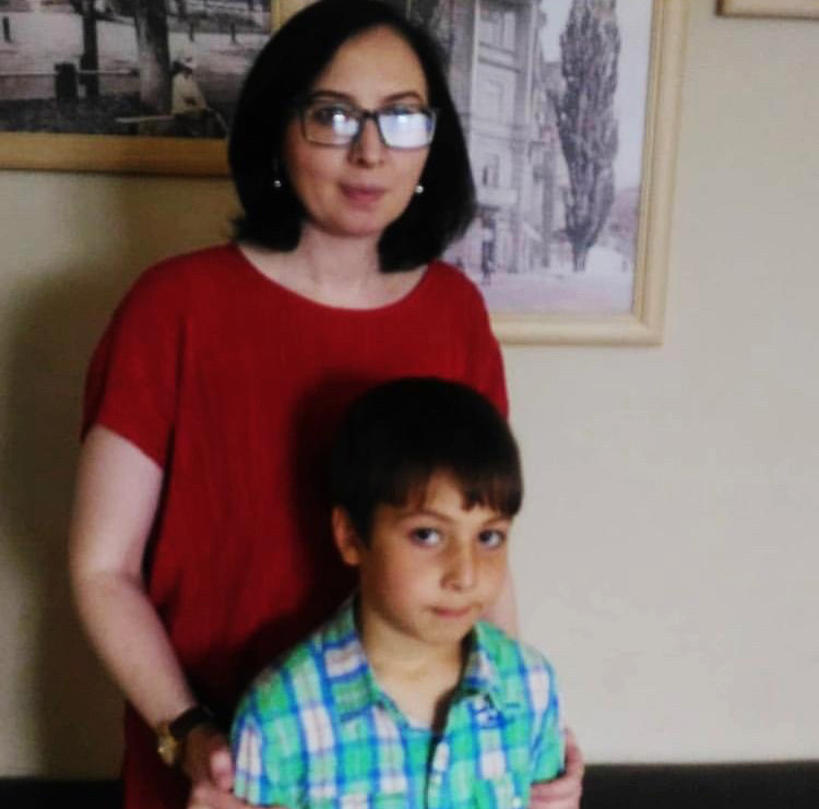 Бостанова Зарема Махарбиевна с сыном